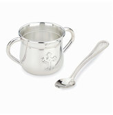 Thumbnail for your product : Reed & Barton Abbey Two-Handle Cross Cup & Feeding Spoon
