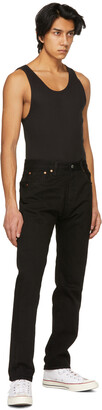 Calvin Klein Underwear Three-Pack Black Cotton Classic Tank Tops