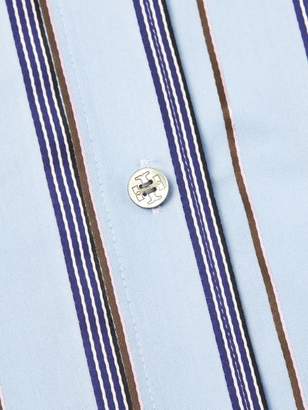 Tory Burch Striped Belted Shirtdress