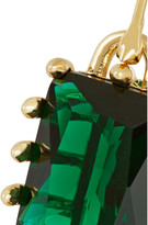 Thumbnail for your product : Eddie Borgo Estate gold-plated crystal earrings