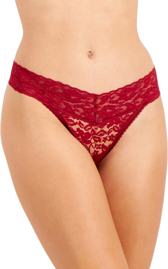 INC International Concepts Lace Thong Underwear, Created for