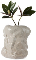 Thumbnail for your product : ferm LIVING Beige Tuck Vase