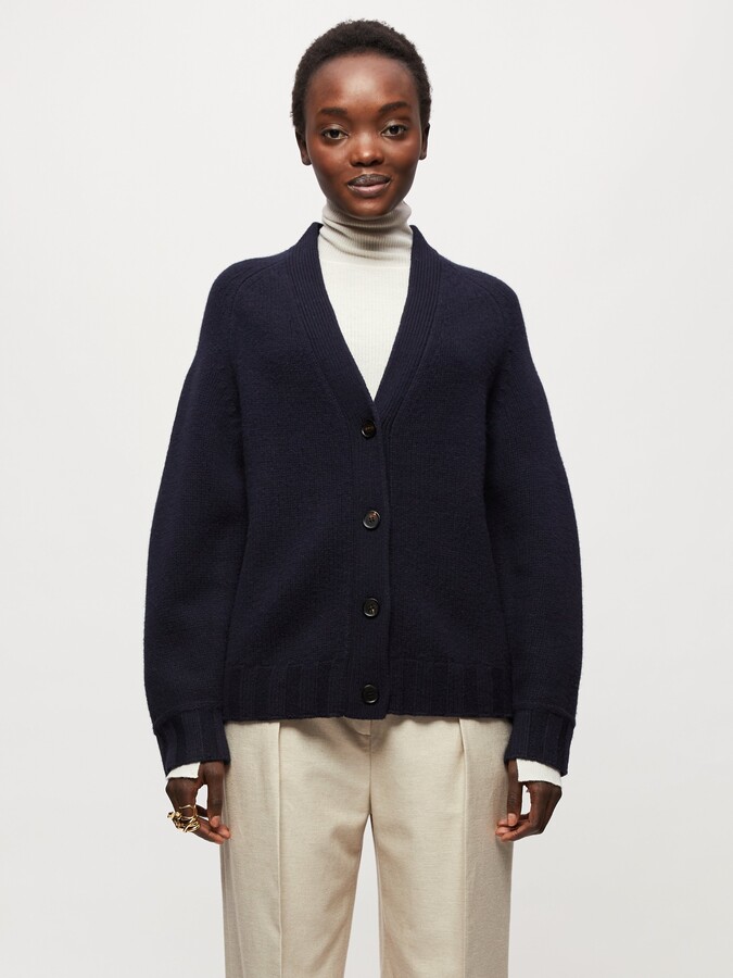 women's boiled wool sweater jacket