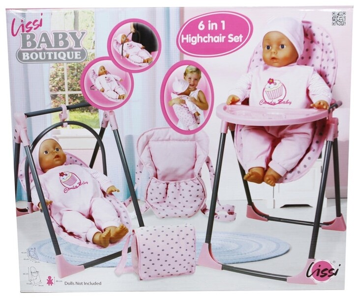 Lissi Baby Doll 6in1 Convertible Highchair Play Set ShopStyle Toys