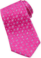 Thumbnail for your product : Charvet Oval Pattern Silk Tie, Red/Blue