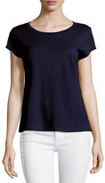 Thumbnail for your product : Eileen Fisher Short-Sleeve Organic Cotton Top