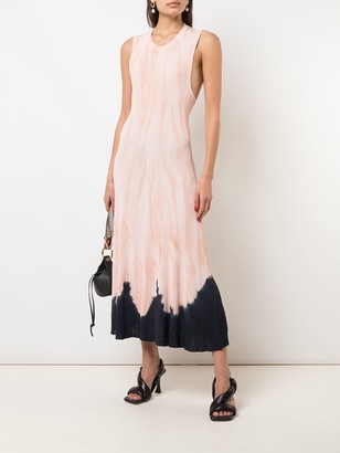 Proenza Schouler Tie-Dye Long Knitted Dress
