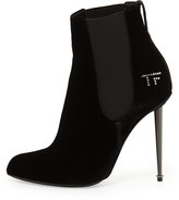 Thumbnail for your product : Tom Ford TF Velvet Ankle Bootie