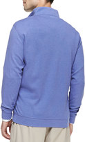 Thumbnail for your product : Peter Millar Interlock 1/4-Zip Pullover Sweater, Fog