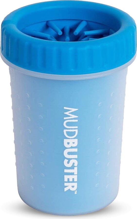 Dexas MudBuster Portable Dog Paw Washer and Cleaner, Medium, Pro Blue