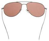 Thumbnail for your product : Illesteva Tinted Aviator Sunglasses