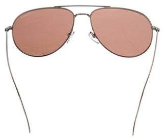 Illesteva Tinted Aviator Sunglasses