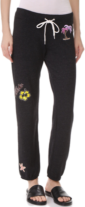 Monrow Vintage Sweatpants with Island Patches