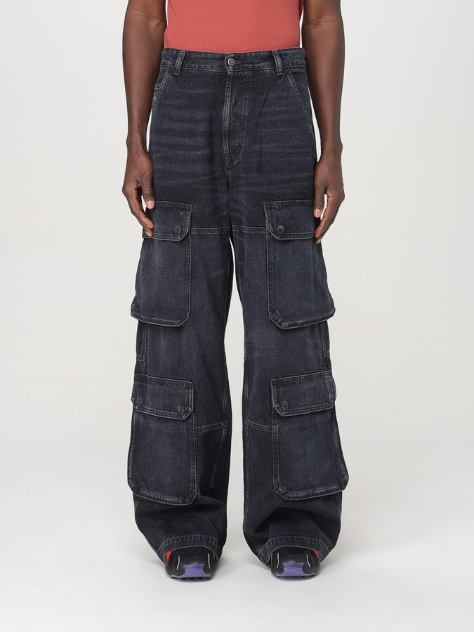 Diesel Jeans Men color Black