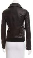 Thumbnail for your product : Helmut Lang Wool-Trimmed Leather Jacket