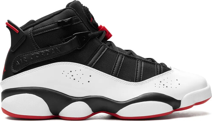 Jordan 6 Rings "Wht/Blk/Red" sneakers