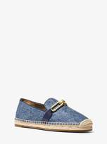 Thumbnail for your product : Michael Kors Collection Lennox Denim and Jute Espadrille