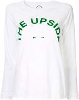 Thumbnail for your product : The Upside logo long sleeve T-shirt