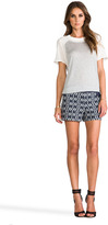 Thumbnail for your product : Rebecca Taylor Silk Combo Tee