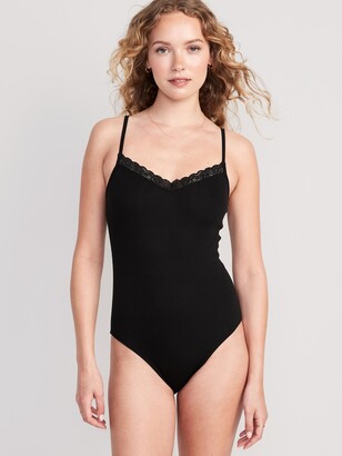 Smooth and Silky Bodysuit Shaper With Built-In Wire Bra and Lace