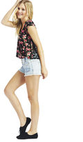 Thumbnail for your product : Wet Seal Floral & Lace Swing Tee