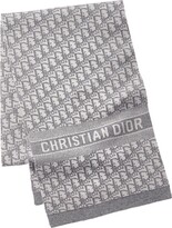 Thumbnail for your product : Christian Dior Oblique Cashmere-Blend Scarf