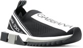 Thumbnail for your product : Dolce & Gabbana Sorrento logo slip-on sneakers