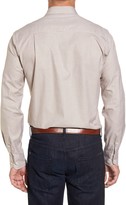 Thumbnail for your product : David Donahue Micro Houndstooth Print Regular Fit Shirt