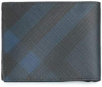 Burberry Check and Leather Bifold Wallet