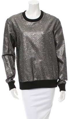 Nomia Brocade Pullover Sweatshirt