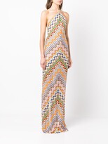 Thumbnail for your product : Alexis Demma geometric-print maxi dress