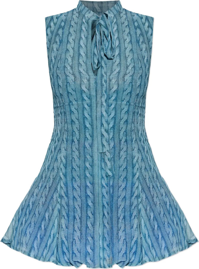 AVAVAV Cable-Print Minidress