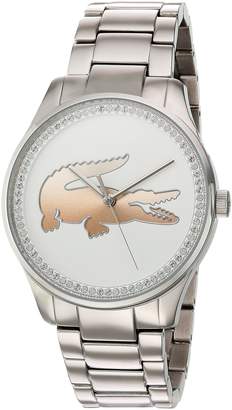 Lacoste Women's 'VICTORIA' Quartz Stainless Steel Casual Watch, Color:-Toned (Model: 2000972)