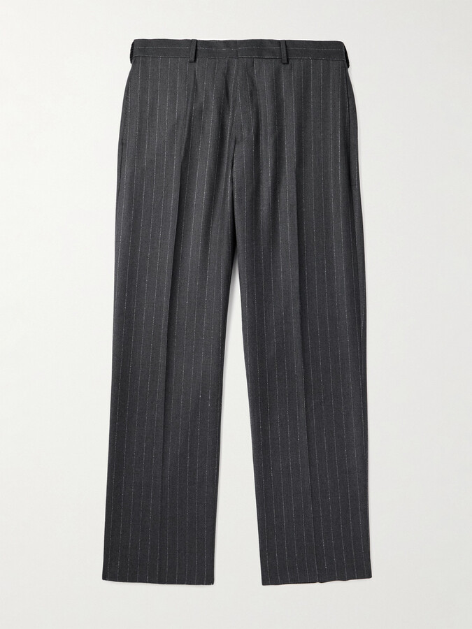 Paul Smith Straight-Leg Pinstriped Wool Trousers