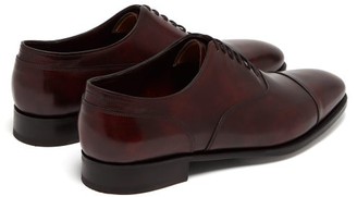 John Lobb Alford Museum Leather Oxford Shoes - Burgundy