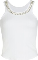 Thumbnail for your product : Zimmermann Matchmaker Embellished Tank Top