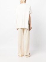 Thumbnail for your product : See by Chloe Open-Knit Split-Neck Top