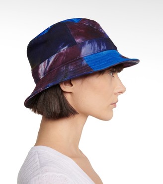 Gabriela Hearst Tie-dye cashmere and silk bucket hat