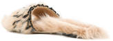 Thumbnail for your product : Alberta Ferretti fur detail sandals