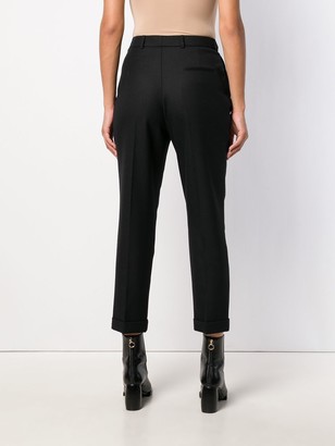 Saint Laurent Cropped Tapered Trousers