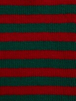 Thumbnail for your product : Gucci Rudolph Striped-wool Socks - Green Multi