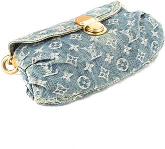 Louis Vuitton Blue Monogram Denim Mini Pleaty Bag (Pre Owned)