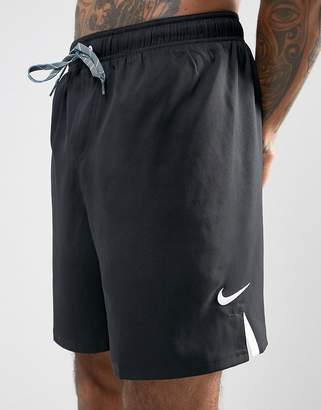 Nike Core Short Swoosh Swim Shorts In Black Ness7424001