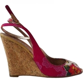 Thumbnail for your product : D&G 1024 D&G Pink Cloth Mules & Clogs