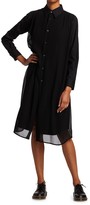Thumbnail for your product : Comme des Garcons Collared Georgette Shirtdress