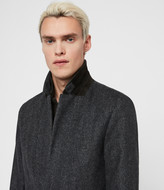 Thumbnail for your product : AllSaints Merton Cashmere Blend Coat