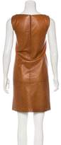 Thumbnail for your product : Fendi Leather Shift Dress