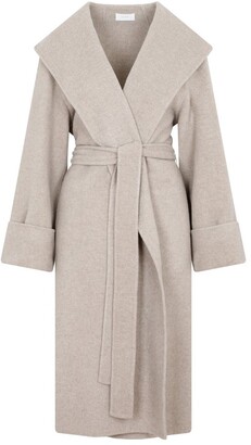 The Row Belted Long Sleeved Coat