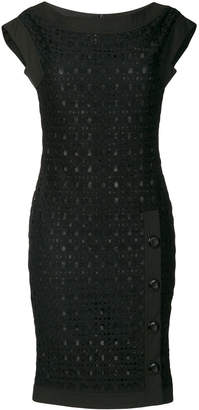 Moschino Boutique cut-out detail pencil dress