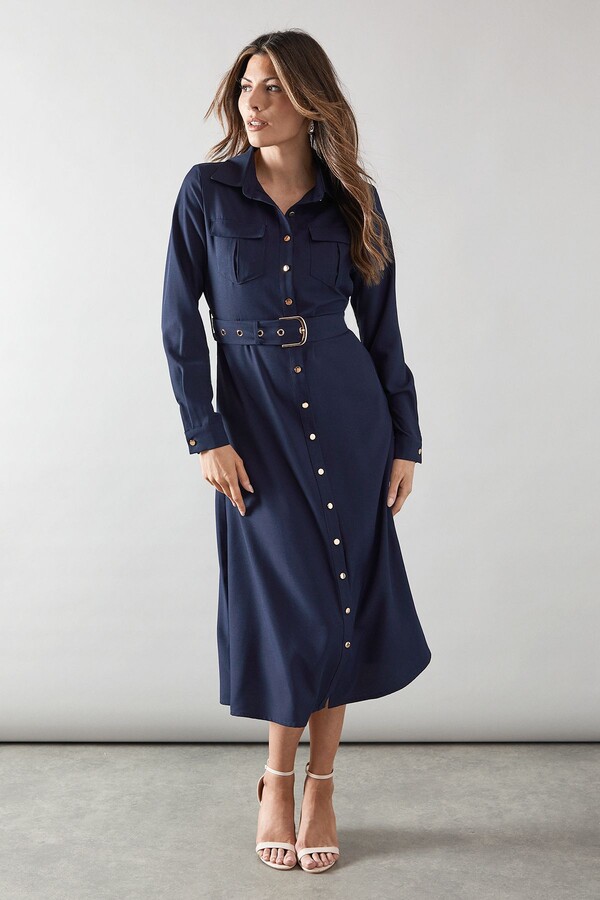 Ladies Dresses River Island Utility Shirt Dress Womens Linen Shirt